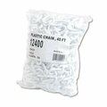 Tatco Products Tatco, Crowd Control Stanchion Chain, Plastic, 40ft, White 12400